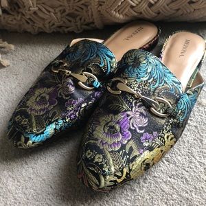 Merona mule slip ons